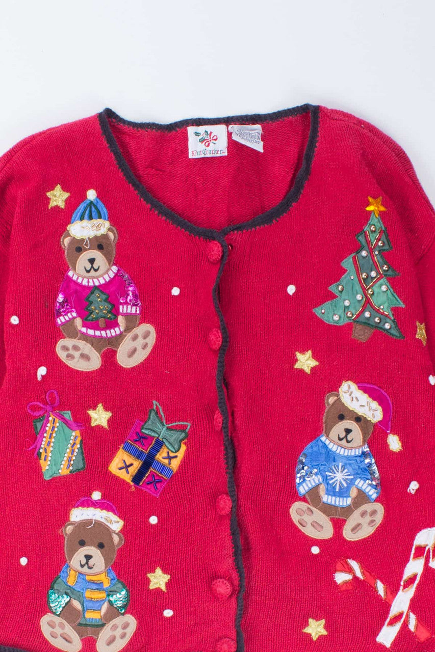 Red Ugly Christmas Cardigan 54341