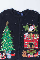 Black Ugly Christmas Cardigan 54351