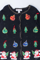 Black Ugly Christmas Cardigan 54357