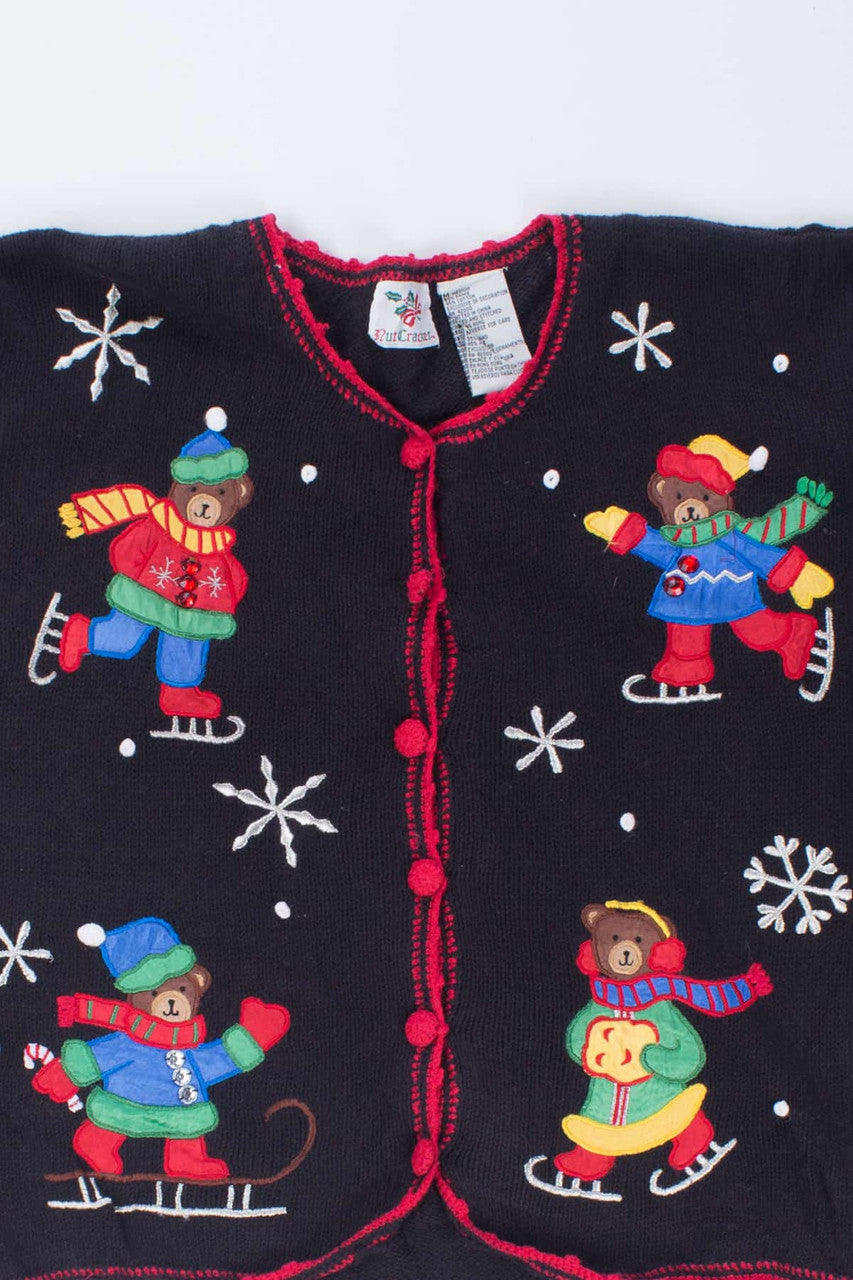 Black Ugly Christmas Cardigan 54359