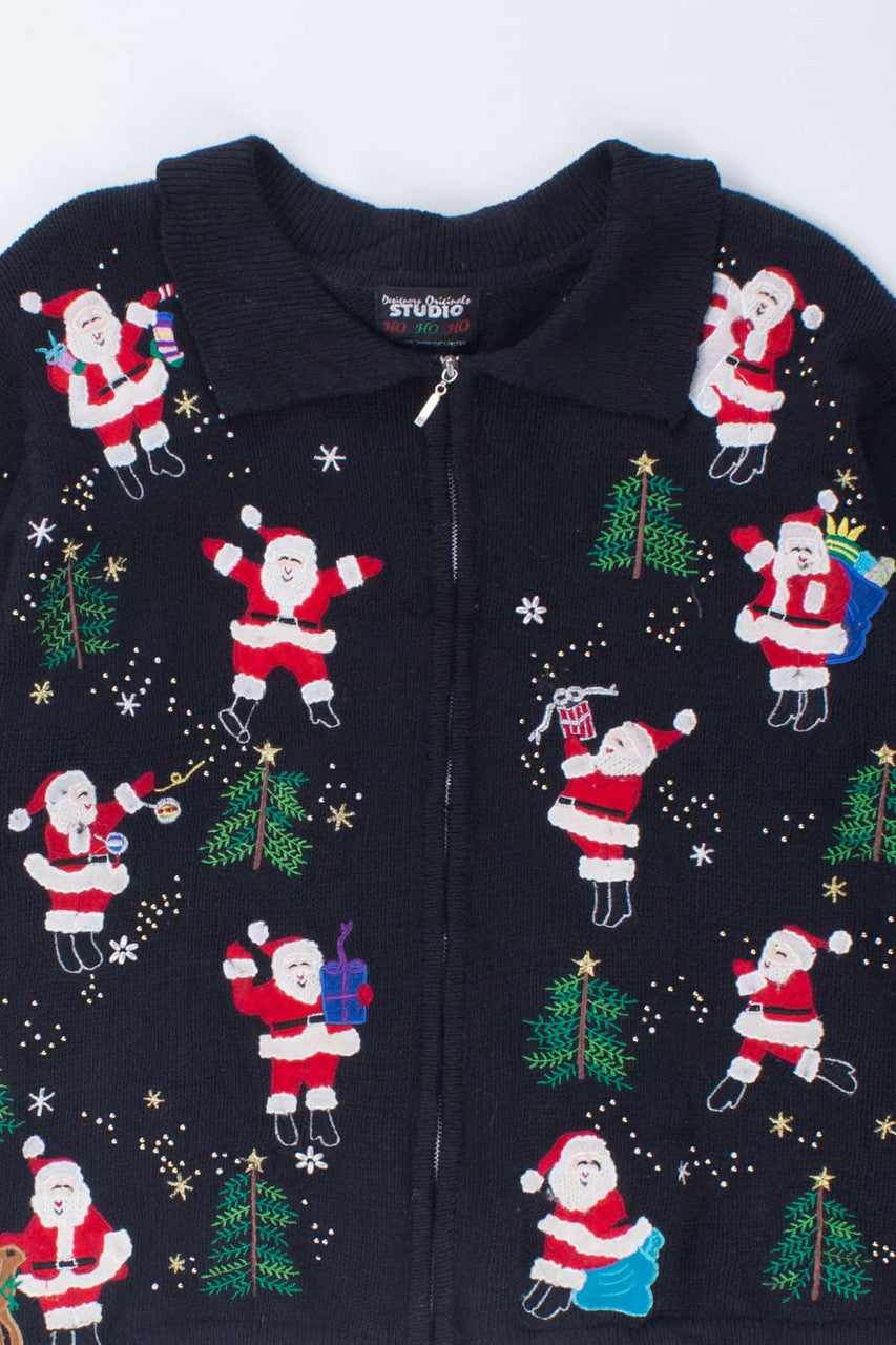 Black Ugly Christmas Cardigan 54364