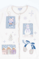 White Ugly Christmas Cardigan 54404