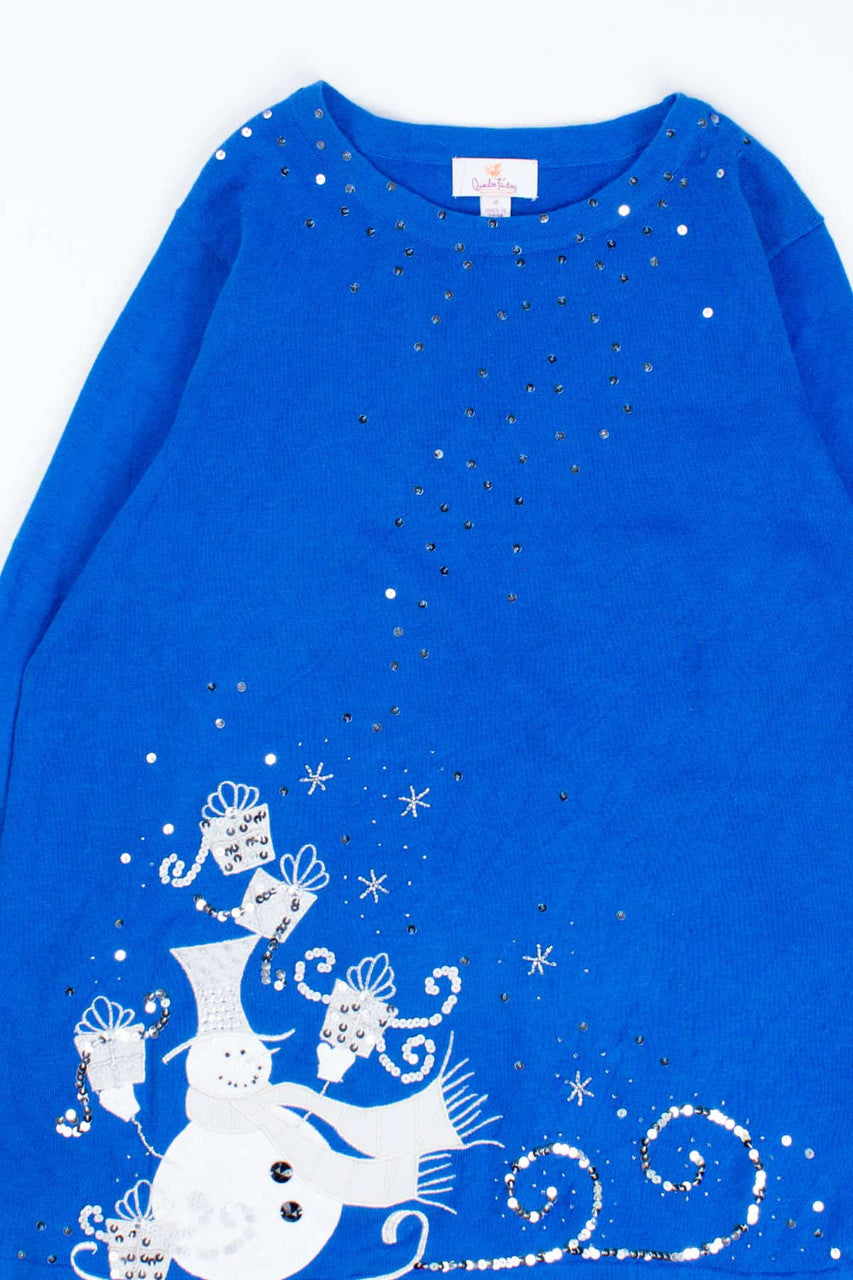 Blue Ugly Christmas Pullover 54409