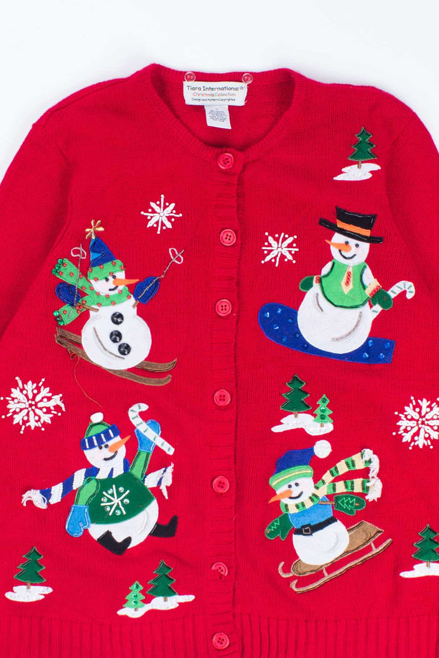 Red Ugly Christmas Cardigan 54418