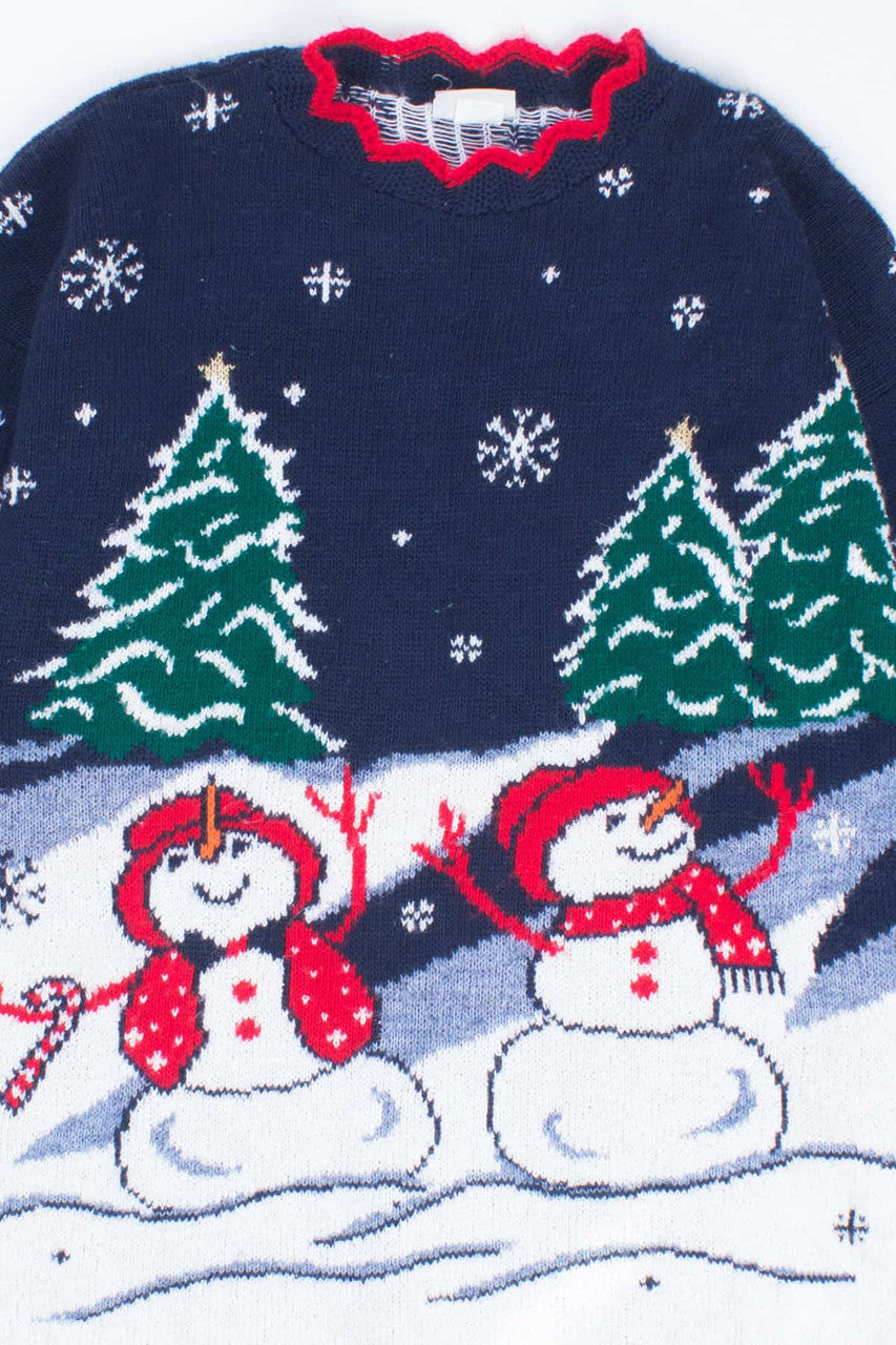 Blue Ugly Christmas Pullover 54436