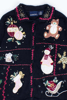 Black Ugly Christmas Cardigan 54453