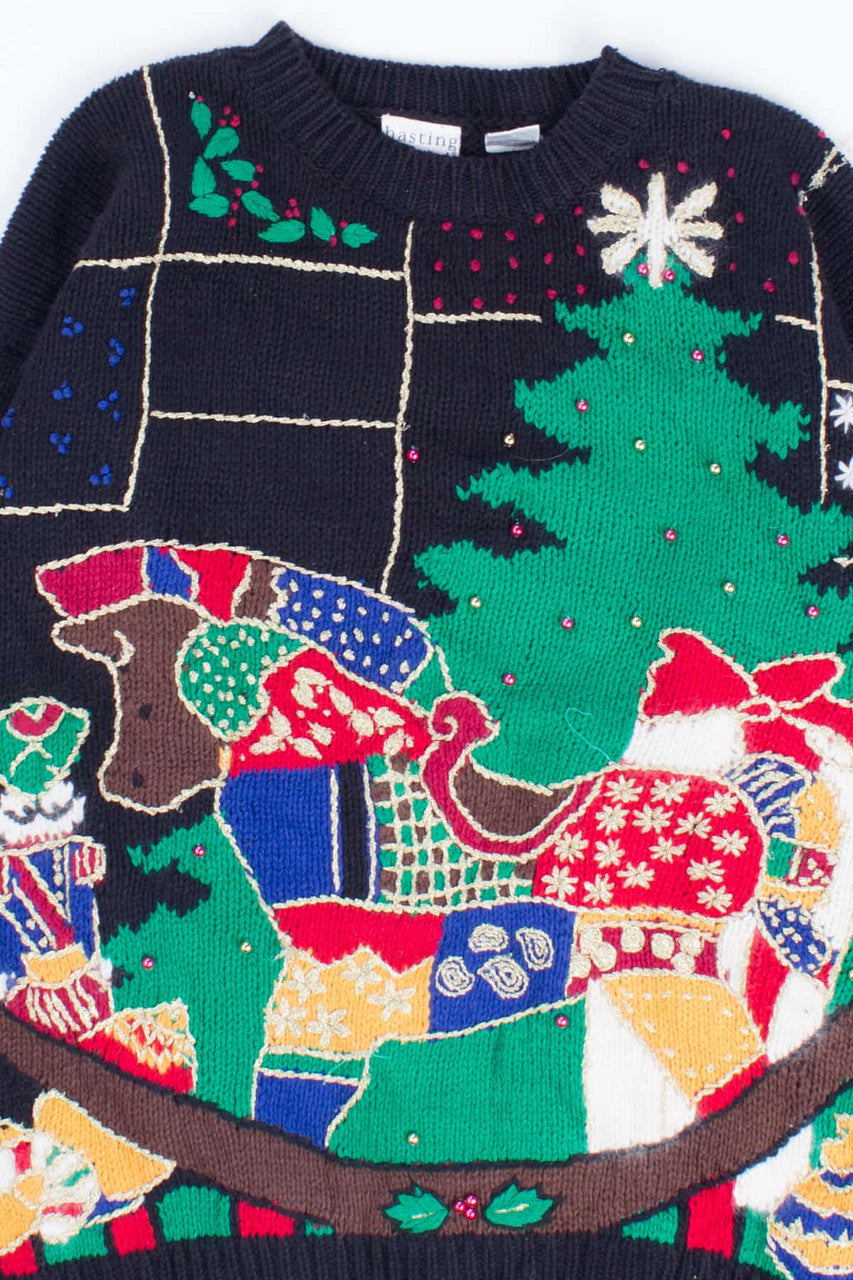 Black Ugly Christmas Pullover 54454