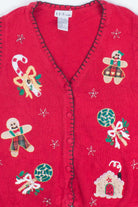 Red Ugly Christmas Vests 54485