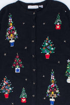 Black Ugly Christmas Cardigan 54494