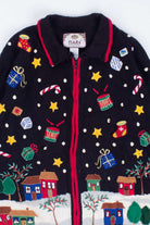 Black Ugly Christmas Cardigan 54512