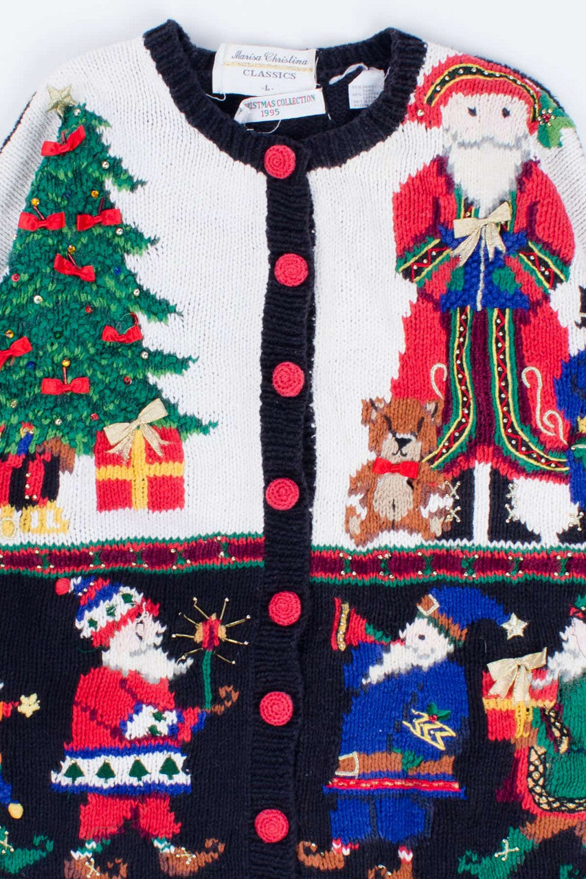 Black Ugly Christmas Cardigan 54514