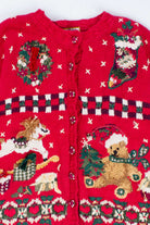 Red Ugly Christmas Cardigan 54522