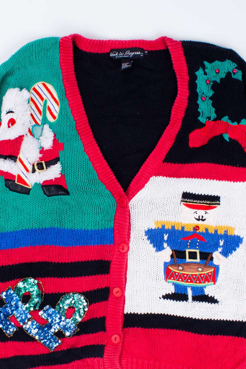 Multicolor Ugly Christmas Cardigan 54549