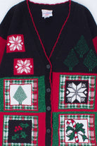 Black Ugly Christmas Cardigan 54557