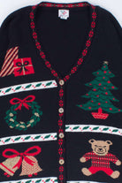 Black Ugly Christmas Cardigan 54559