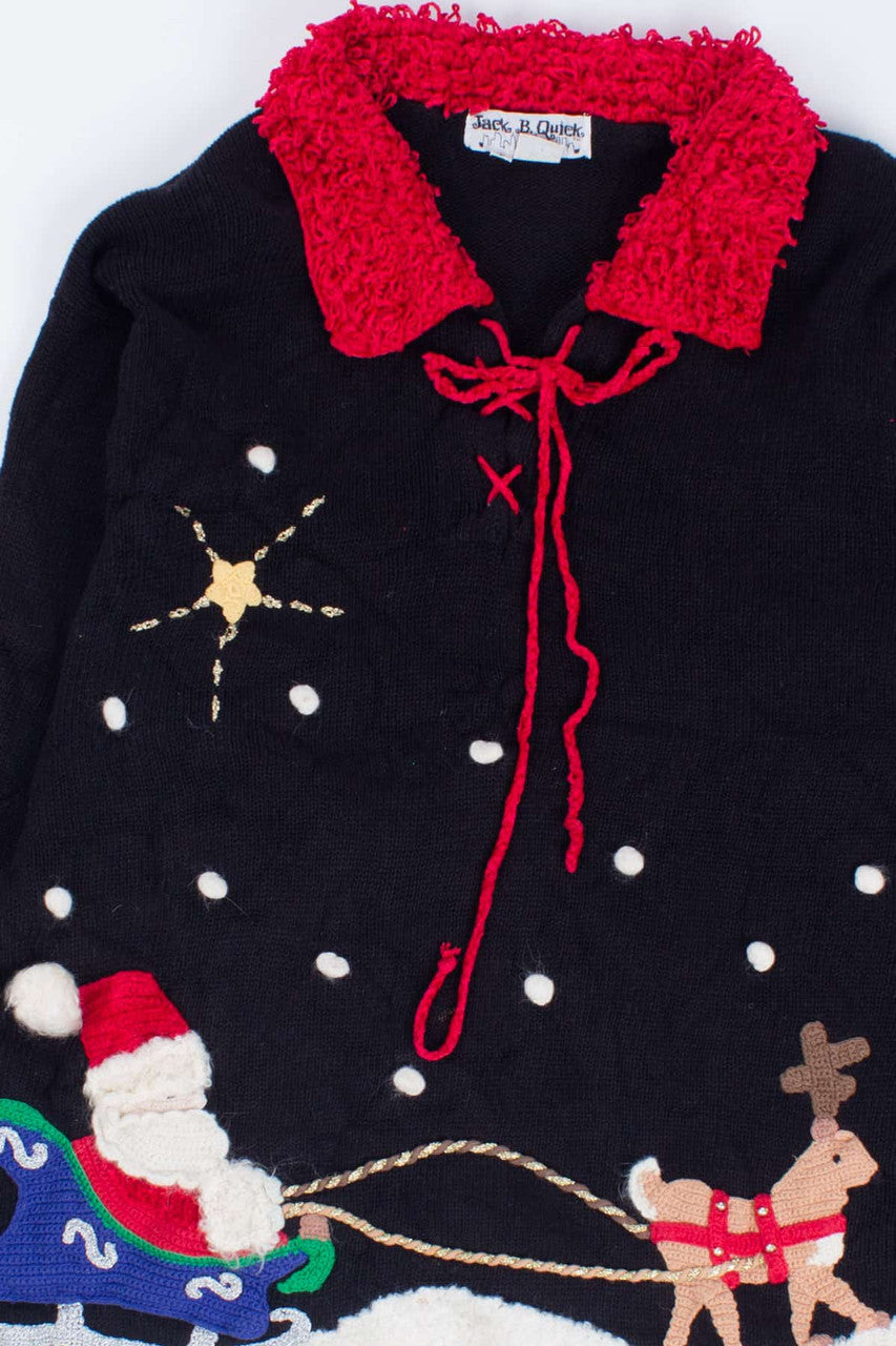 Black Ugly Christmas Pullover 54569