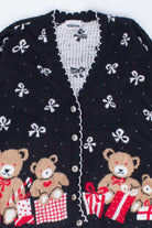 Black Ugly Christmas Cardigan 54599