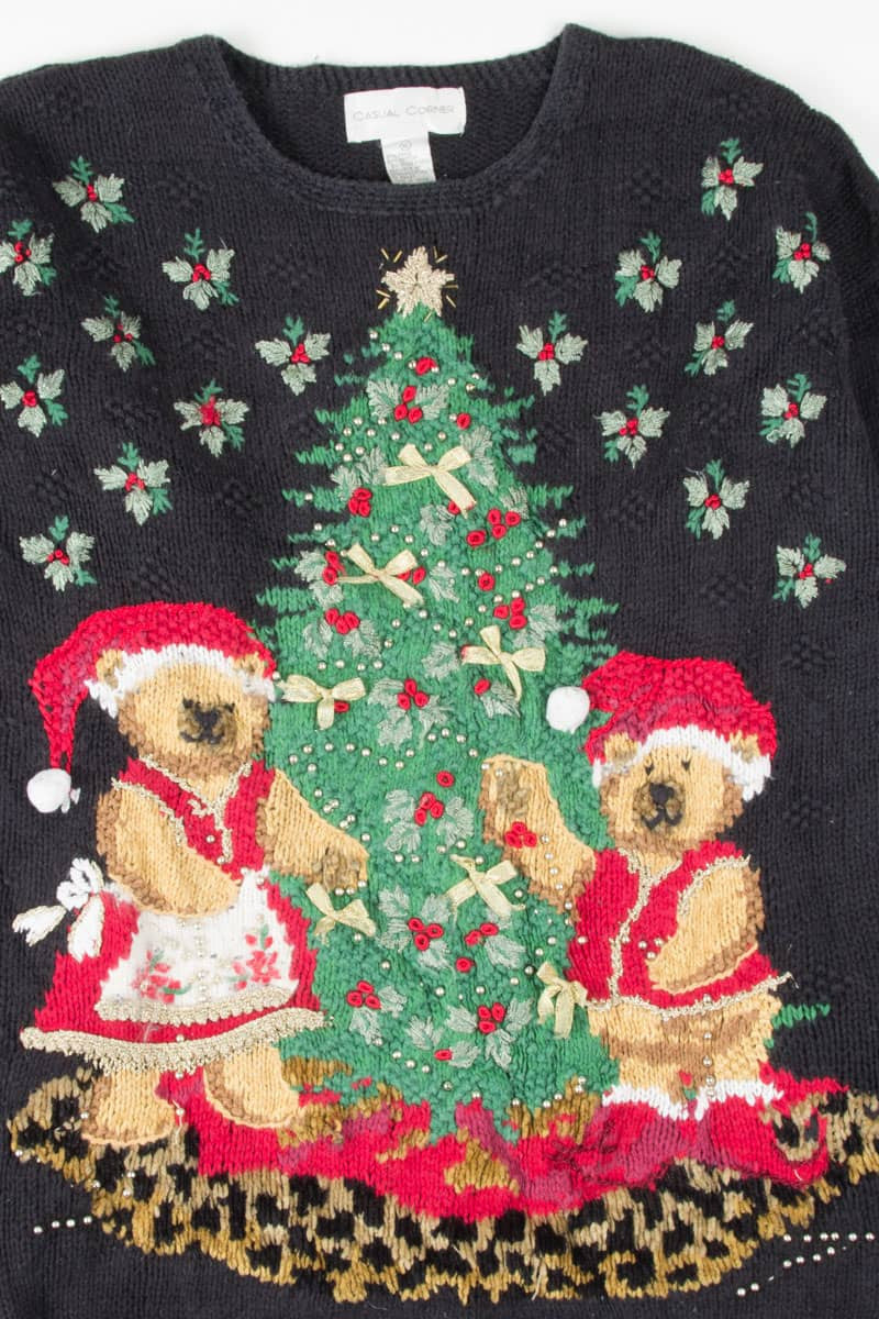 Black Ugly Christmas Pullover 54613