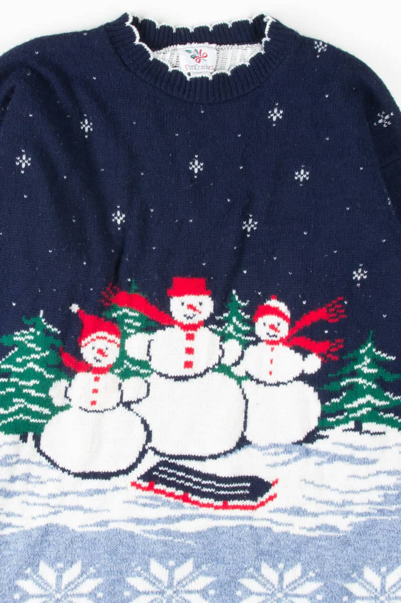 Blue Ugly Christmas Pullover 54632