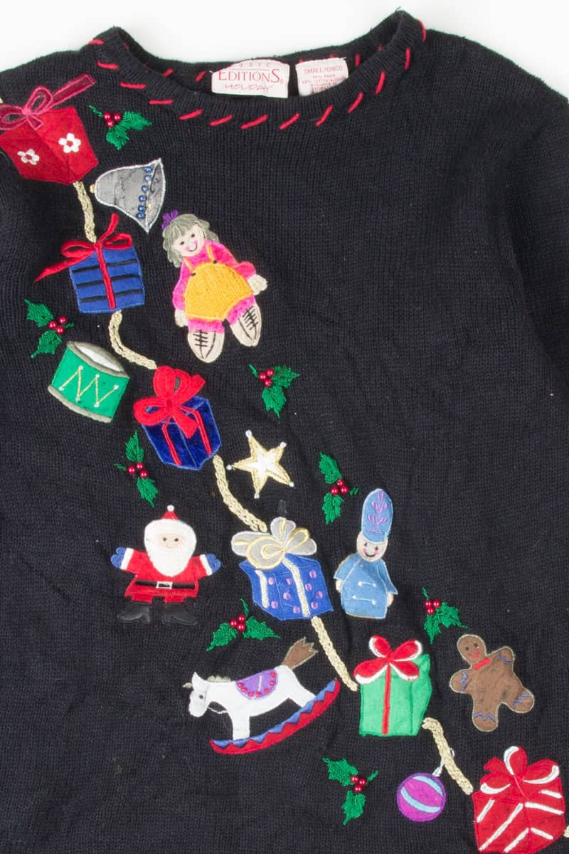 Black Ugly Christmas Pullover 54636