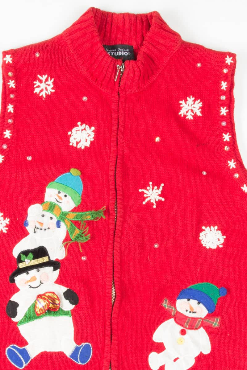 Red Ugly Christmas Vest 54657