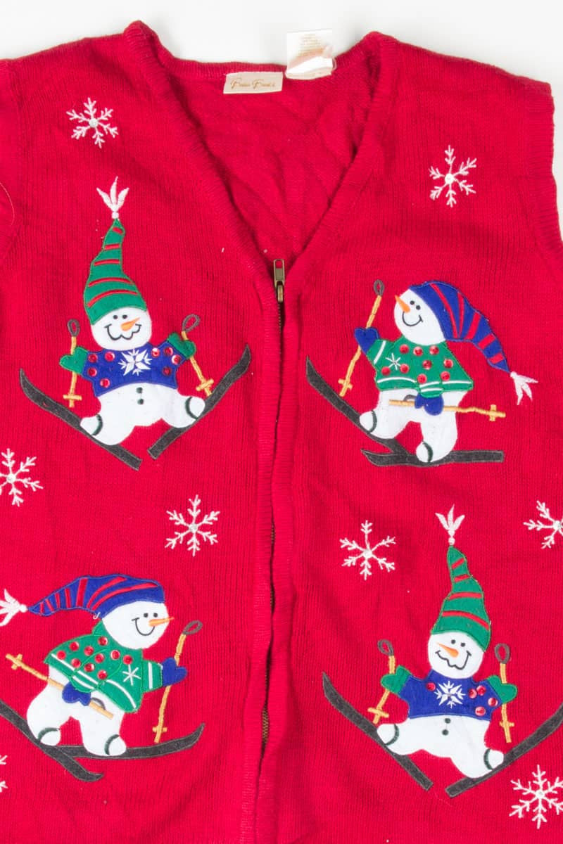 Red Ugly Christmas Vest 54658