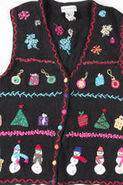 Black Ugly Christmas Vest 54663