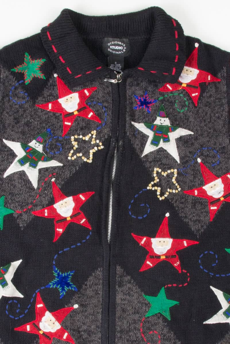 Black Ugly Christmas Vest 54669