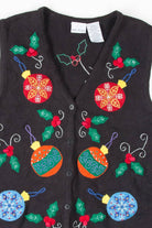 Black Ugly Christmas Vest 54690