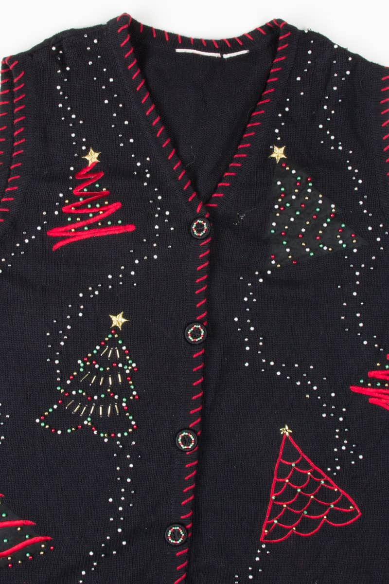 Black Ugly Christmas Vest 54691