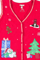 Red Ugly Christmas Vest 54702