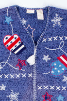 Blue Ugly Christmas Vest 54714