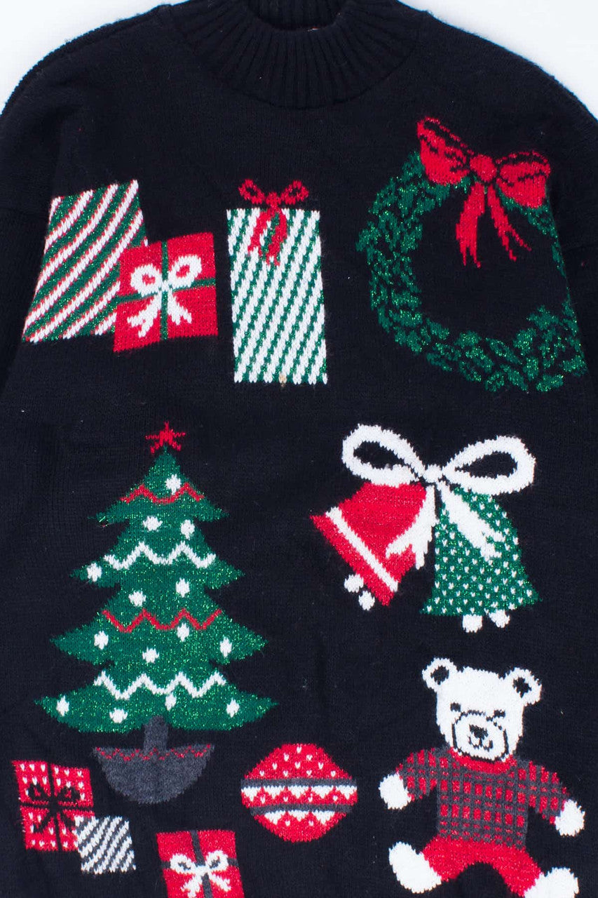 Black Ugly Christmas Pullover 54730