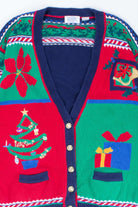 Multicolor Ugly Christmas Cardigan 54760