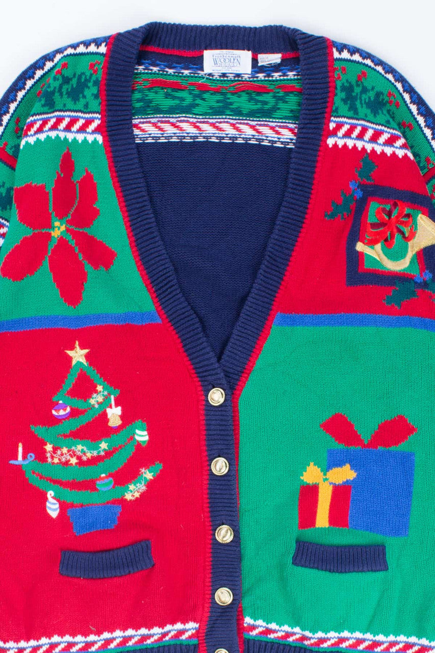 Multicolor Ugly Christmas Cardigan 54760