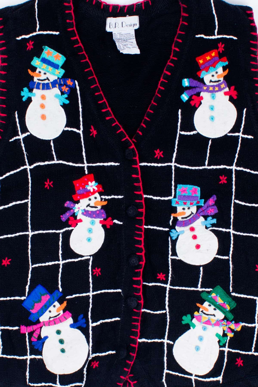 Black Ugly Christmas Vest 54770