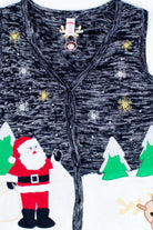 Black Ugly Christmas Vest 54779