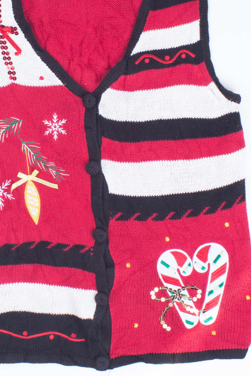 Red Ugly Christmas Vest 54784