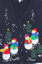Black Ugly Christmas Vest 54792