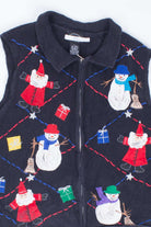 Black Ugly Christmas Vest 54793