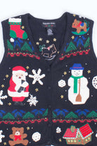 Black Ugly Christmas Vest 54794