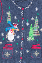 Blue Ugly Christmas Vest 54801