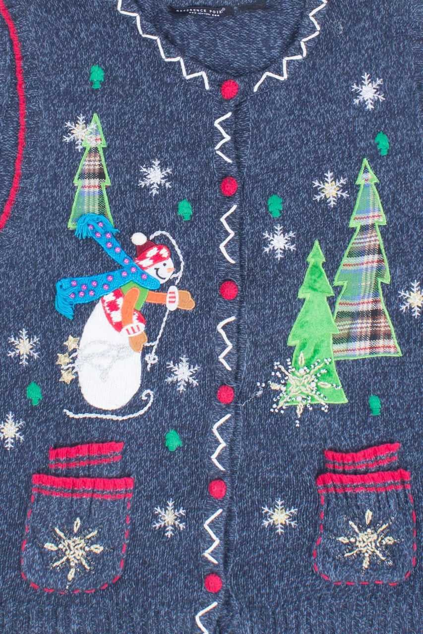 Blue Ugly Christmas Vest 54801