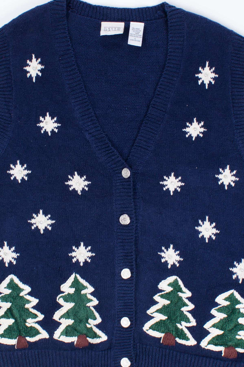 Blue Ugly Christmas Vest 54817
