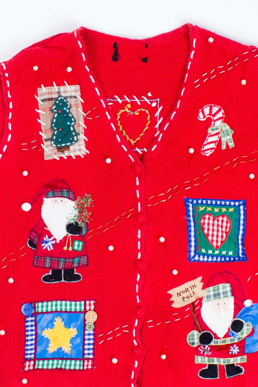 Red Ugly Christmas Vest 54839