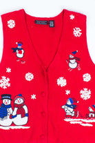 Red Ugly Christmas Vest 54840