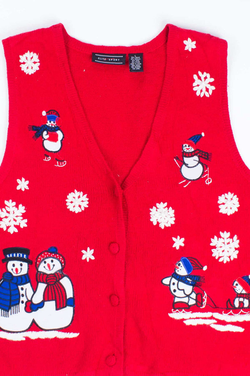 Red Ugly Christmas Vest 54840