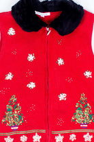 Red Ugly Christmas Vest 54842