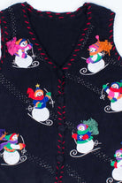 Black Ugly Christmas Vest 54854