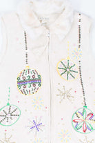 White Ugly Christmas Vest 54870